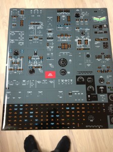 Large sticker (and my feet)