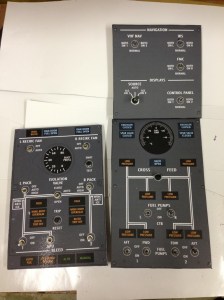 First overhead panels