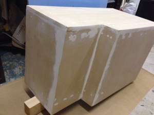 Beginning of sidewall