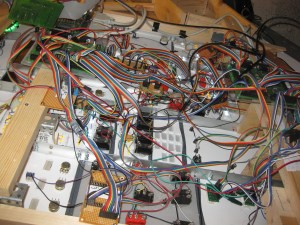 Backside of the overhead