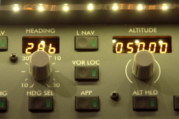 Close up on the autopilot