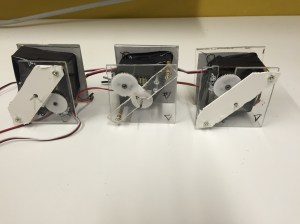 Back side of the gauges