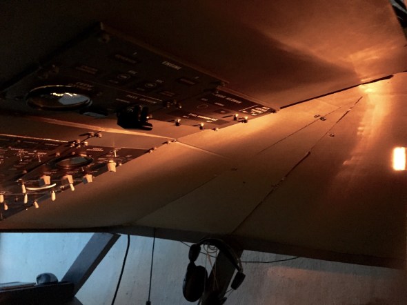 Ambient lightning inside the cockpit