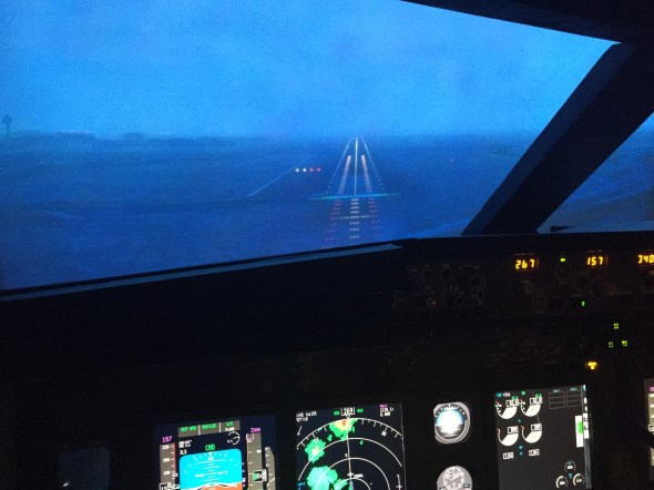 Just about to set those wheels on RWY 27 at Schiphol