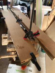 Window sill in progress