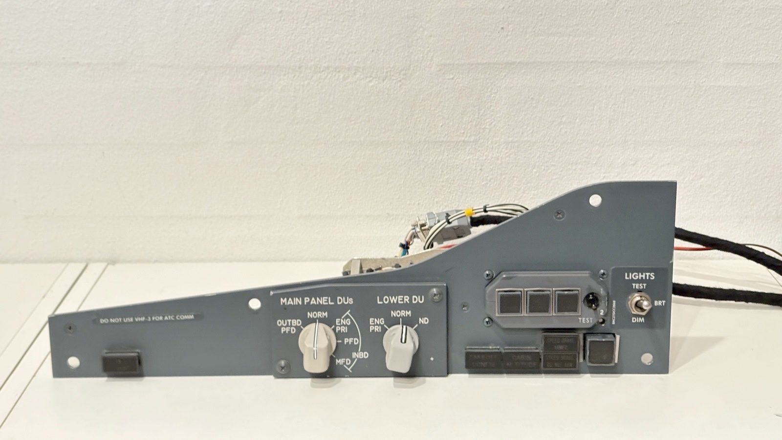 OEM panel with my  AFDS panel (also OEM) mounted.  